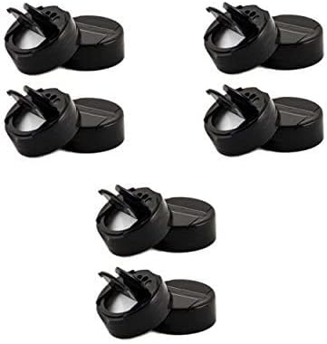 JARMING COLLECTIONS Mini Spice Jar Lids, Plastic Pour & Shaker Lids for Miniature Storage Jars, Made in the USA