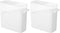 PRETYZOOM Cheese Slice Storage Container, 2pcs Sliced Cheese Saver Box with Clear Flip Lid for Fridge Bins