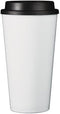 Simply Green Solutions Reusable Coffee Cups with Lids, 16 oz Thermal Cups for Hot and Cold Drinks, Dishwasher Safe