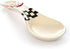 MT35 Fat Chef Kitchen Spoon Rest, Ceramic, White or Black, 8.6 x 3.5 Inches