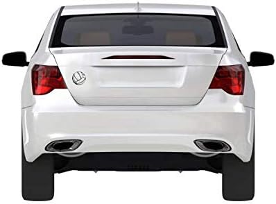 Car Magnet Sports Athlete Volleyball Magnetic Decal for School Lockers or Fridge, 3 3/4 Inch, Set of 5 (Grey)