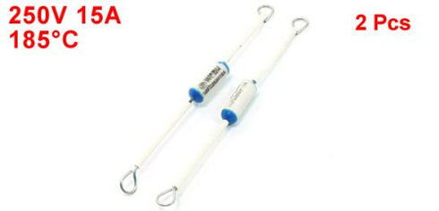 uxcell Electric Rice Cooker Repair Parts, 250V 15A 185 Celsius Fuses (9cm)
