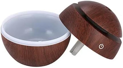 Desktop Mini Personal Ultrasonic Humidifier with Colorful LED Night Light, Portable USB Power for Office and Bedroom
