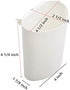 4Pcs Hanging Cup Holder, Rolling Cart Accessories, Space Saver Storage Bucket, Makeup Pencil Holder, White