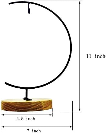 11 Inch Iron Pothook Stand for Hanging Glass Terrariums