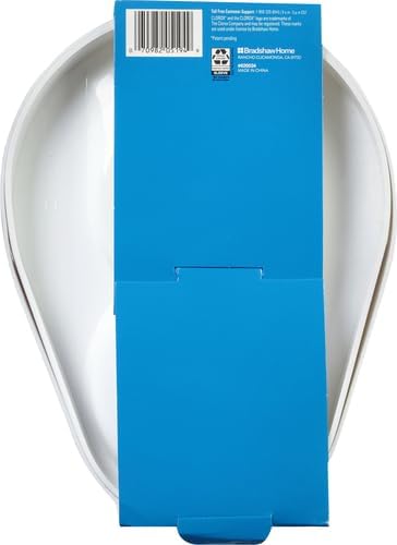 6.75 7 19.5 Clorox Toilet Plunger and Bowl Brush Combo with Caddy, x x in, White/Gray