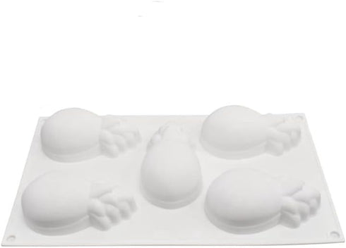 Silicone Cake Mold, Dessert Silicone Mold for Baking, Fondant Mould, Fruit Shape, Jelly Bakeware, 11.68x6.84x1.48 inch