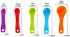 5 Pcs Colorful Plastic Measuring Spoons, Kitchen Accessories for Baking Coffee Tea, 1/2.5/5/7.5/15ml