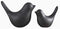 NWFashion Ceramic Animal Figurines, Modern Style Birds Decorative Ornaments for Desktop Display (Black Bird)