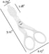 6PCS Stainless Steel Cake Flower Nail and Lifters Set, Baking Tools for Icing Flowers Decoration (4 Sizes)