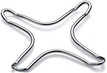 Tredoni 2 Gas Stovetop Ring Reducer - 9.5x9.5cm for Coffee Makers & Small Pots