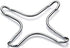 Tredoni 2 Gas Stovetop Ring Reducer - 9.5x9.5cm for Coffee Makers & Small Pots