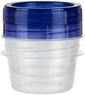 HomeyGear 6-Pack Airtight Food Storage Containers | Leak-Proof, BPA-Free Kitchen Essentials with Screw & Seal Lids |