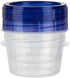 HomeyGear 6-Pack Airtight Food Storage Containers | Leak-Proof, BPA-Free Kitchen Essentials with Screw & Seal Lids |