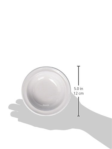 Winco MMB-4W Melamine Fruit Bowl, 4-Ounce, White (Pack of 12)