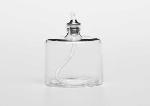 Firefly Fuels Refillable Glass Oil Candle - 2 oz Liquid Candle for