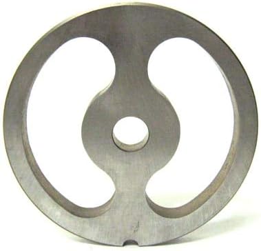 #22 Kidney Sausage Stuffing Plate for Hobart, LEM, Cabelas, TorRey MTN Meat Grinder, Stainless Steel by Smokehouse Chef