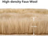 2 (1.6ft 1.6ft) Softlife Camel Faux Fur Sheepskin Chair Cover PCs Seat Cushion Pad Super Soft Area Rugs for Living