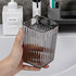 2 Cups Toothbrush Holder for Bathrooms, Organizer for Bathroom Countertop, Toothpaste Caddy, Black