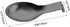 Stainless Steel Spoon Rest, 9.8 x 3.7 Inch - Spatula Ladle Holder, Brushed Finish, Dishwasher Safe (Black 1PC)