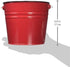 Nantucket Seafood 7.25 7.25 6 inches Red Serving Pail Ice Bucket, x x