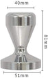 VIA CREMA 51 mm Espresso Tamper, Calibrated Coffee Tamper, Coffee Machine Accessories