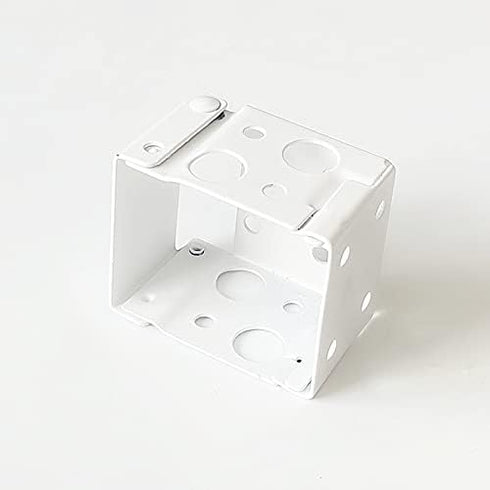 Cutelec Box Mounting Bracket Set for 1-1/2" Blinds, White Color Window Blinds Headrail Bracket