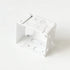 Cutelec Box Mounting Bracket Set for 1-1/2" Blinds, White Color Window Blinds Headrail Bracket