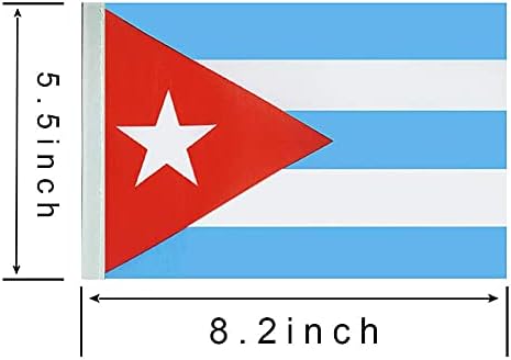 ZXvZYT Cuba Cuban Flag Banner String, Mini Cuba Pennant Flags for Grand Opening, National Sports Events, Party