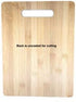 Sister Gift Bamboo Cutting Board, Engraved Design for Birthday, Christmas Gift, 9" x 12"