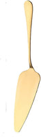 Stainless Steel Serrated Edge Cake Server Blade Cutter, Kitchen Baking Pastry Spatula for Pie and Pizza (Gold)