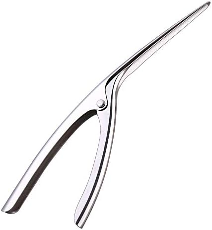 ELEDUCTMON 2-in-1 Shrimp Deveiner Tool with Ergonomic Handle - Seafood Peeler Knife for Kitchen, BBQ - Dishwasher Safe