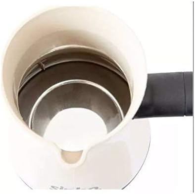 SCM 2951 Greek Turkish Coffee Maker Machine, Electric Pot 0.4L Briki Ibrik, New Beige