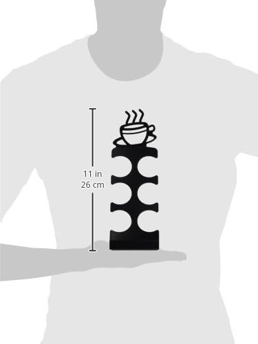 Coffee Pod Holder for Small Spaces – 6 Slot K-Cup Holder, Compact Metal Stand for Pods & Coffee Accessories