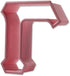 Greek Alphabet Letter Shaped Cookie Cutter, 3 Inches Long, Great Gift for Fundraising, Parties
