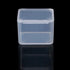 Square Clear Jewelry Storage Boxes, Reusable Plastic Beads Crafts Case Containers for Organization and Transport