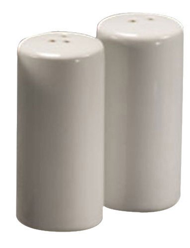 American Metalcraft Round Ceramic Salt & Pepper Shakers, Set of 2