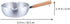 Hemoton Nonstick Saucepan, Stainless Steel Yukihira Pan, Small Traditional Japanese Sauce Pot with Wooden Handle