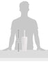 Amazon Basics Toilet Brush and Holder Set - 4-pack, White, Previously AmazonCommercial Brand