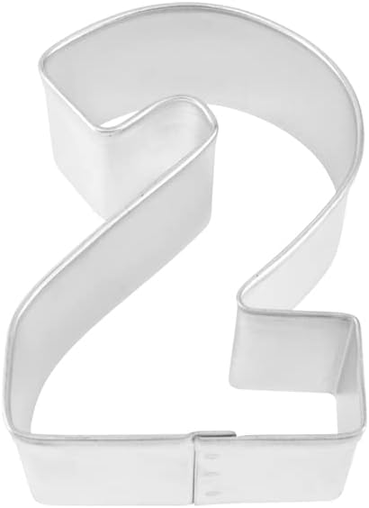 R&M Number 2 Cookie Cutter in Durable, Economical Tinplated Steel