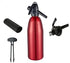 QuickWhip 8g CO2 (1L), Aluminum Soda Siphon, Sparkling Water Maker, Compatible with Standard Cartridges Carbonated