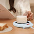 Home & Office Desktop Electric Mug Warmer, Coffee/Tea/Cocoa/Soup Gift for Winter, 2pcs (White and Black)