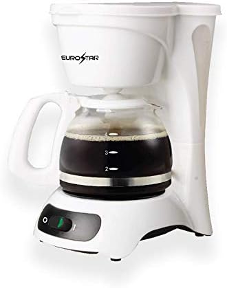 EUROSTAR 4-Cup Coffeemaker in White