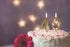 Bailym Gold Number 40 Birthday Candles - Cake Topper for 40th Birthday Decorations Party