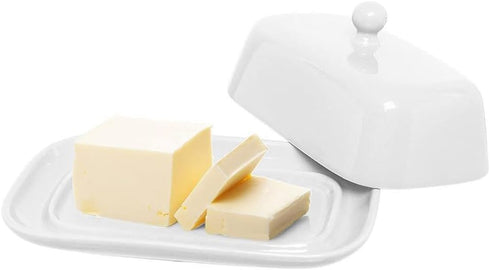 Cangfort Countertop, Counter Butter Dishwith Lid for Ceramics Butter Keeper Holder With Airtight Cover,Butter Container