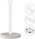 27HZYS Countertop, Paper Towel Holder Standing Paper Towel Roll Holder for Kitchen Bathroom, with Weighted Marble Base
