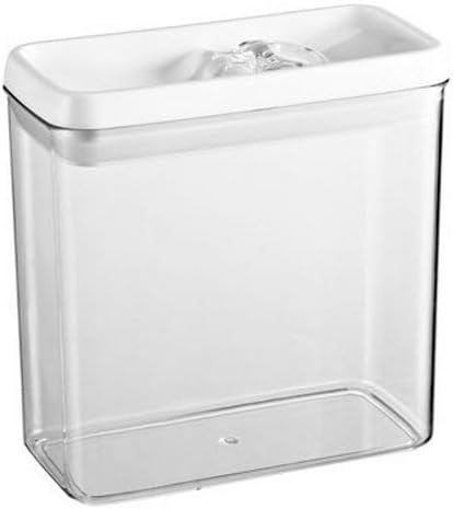 Felli Flip Tite Rectangular Acrylic Food Storage Canister, 91 oz.