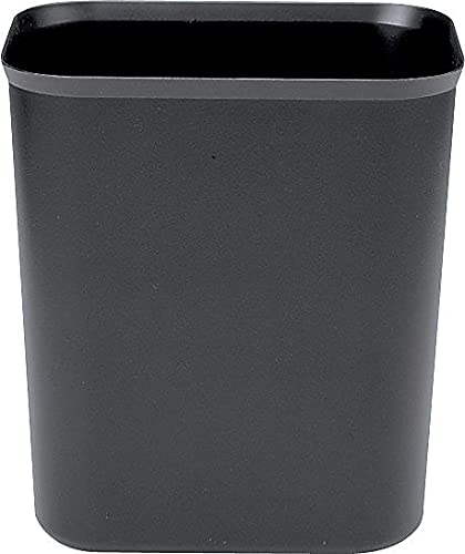 Rubbermaid Commercial Products Fire Resistant Wastebasket, 7GAL/28 QT, Black