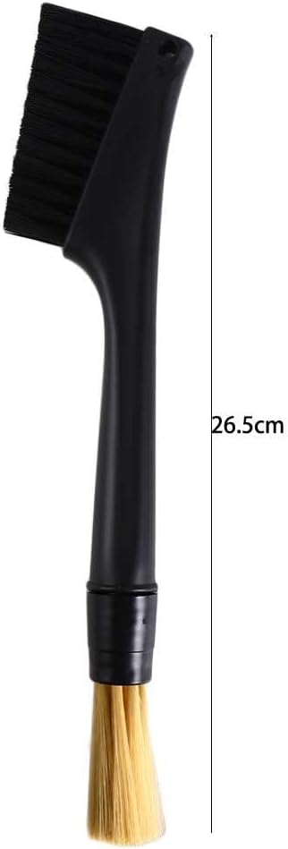 Coffee Machine Cleaning Brush, Dual Purpose Espresso Brush for Grinder Coffee Machine, Removable Double Head Coffee Brush Coffee Machine Accessories for Home Kitchen by Kopida