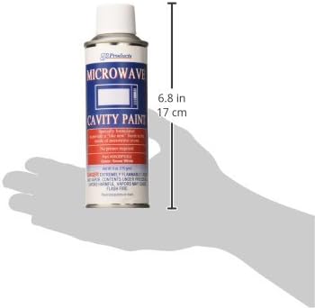 98QBP0302 Microwave Cavity Spray Paint, Snow White, 6 oz
